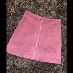 Kensie suede skirt